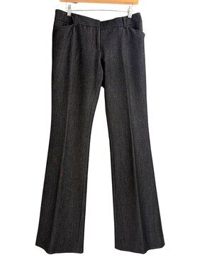 Centre Ville Paris Womens Size 4 Grey Bootcut Trouser Pants Minimalist Career
